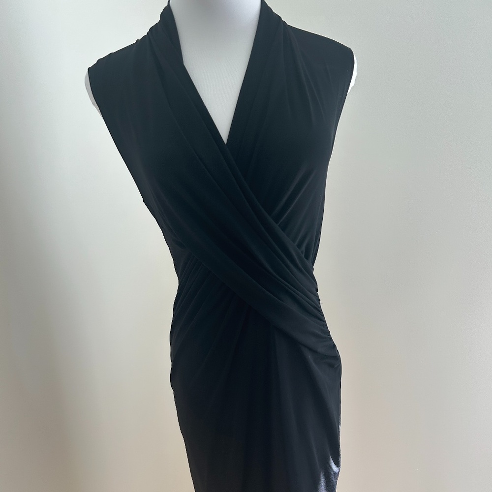 BCBG Black V-Neck Dress